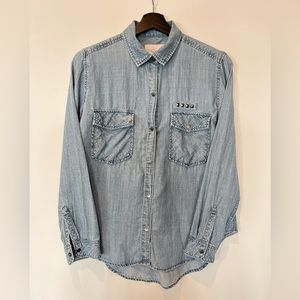 Rails - Button down chambray shirt.